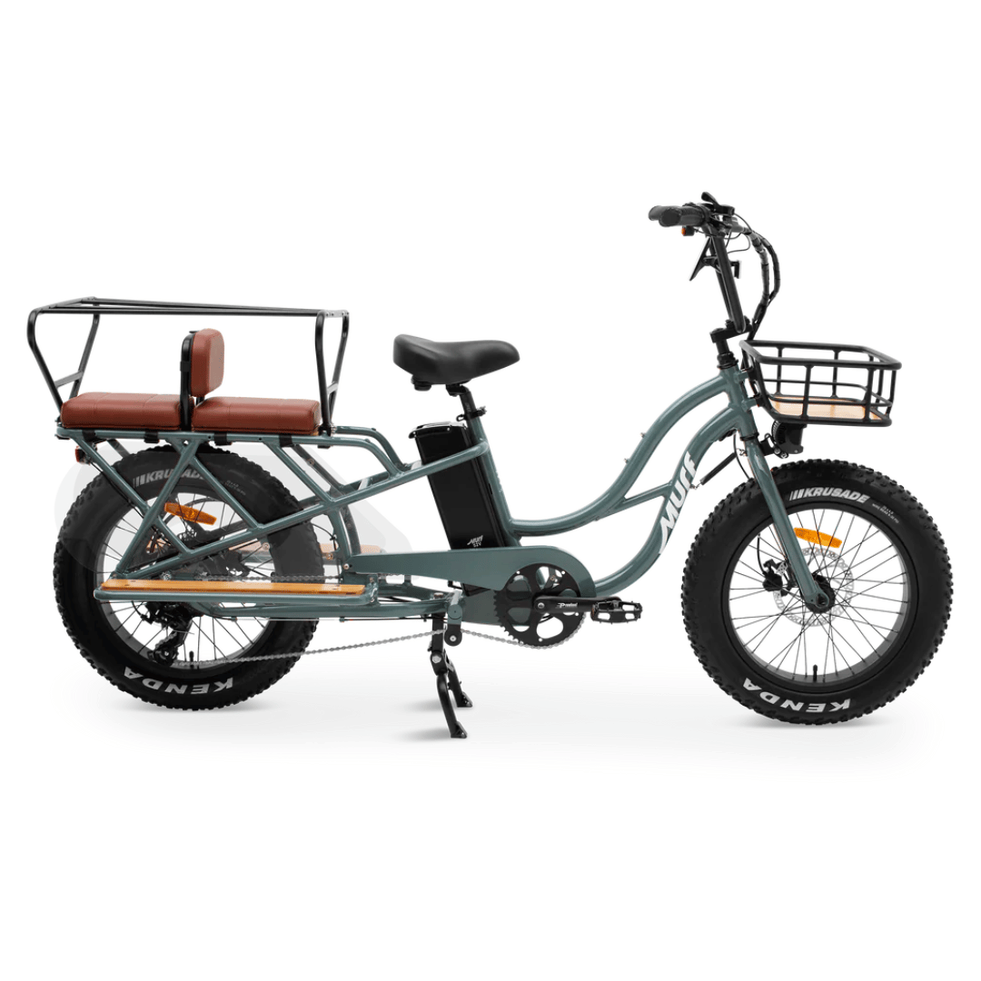 Family cargo ebike hire Tweed Valley Northern Rivers Rail Trail