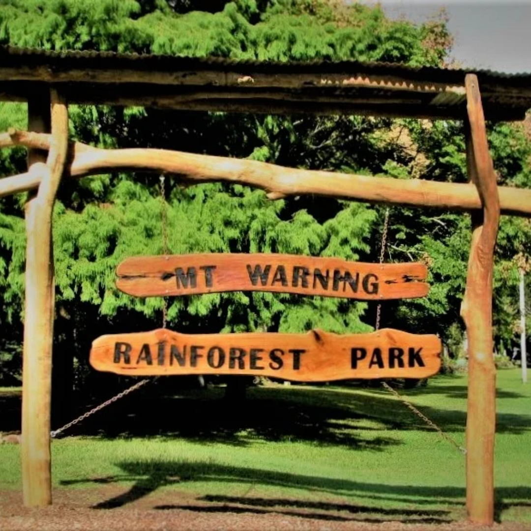 Mt Warning rainforest park Bike ride