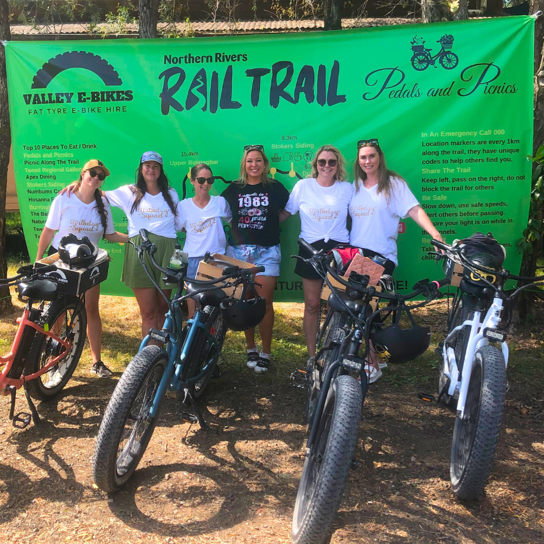 Northern Rivers Rail Trail ebike Hire Valley Ebikes