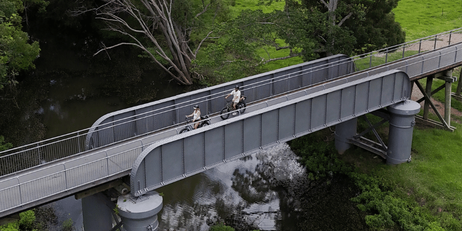 Bridge rides on the Northern Rivers Rail Trail