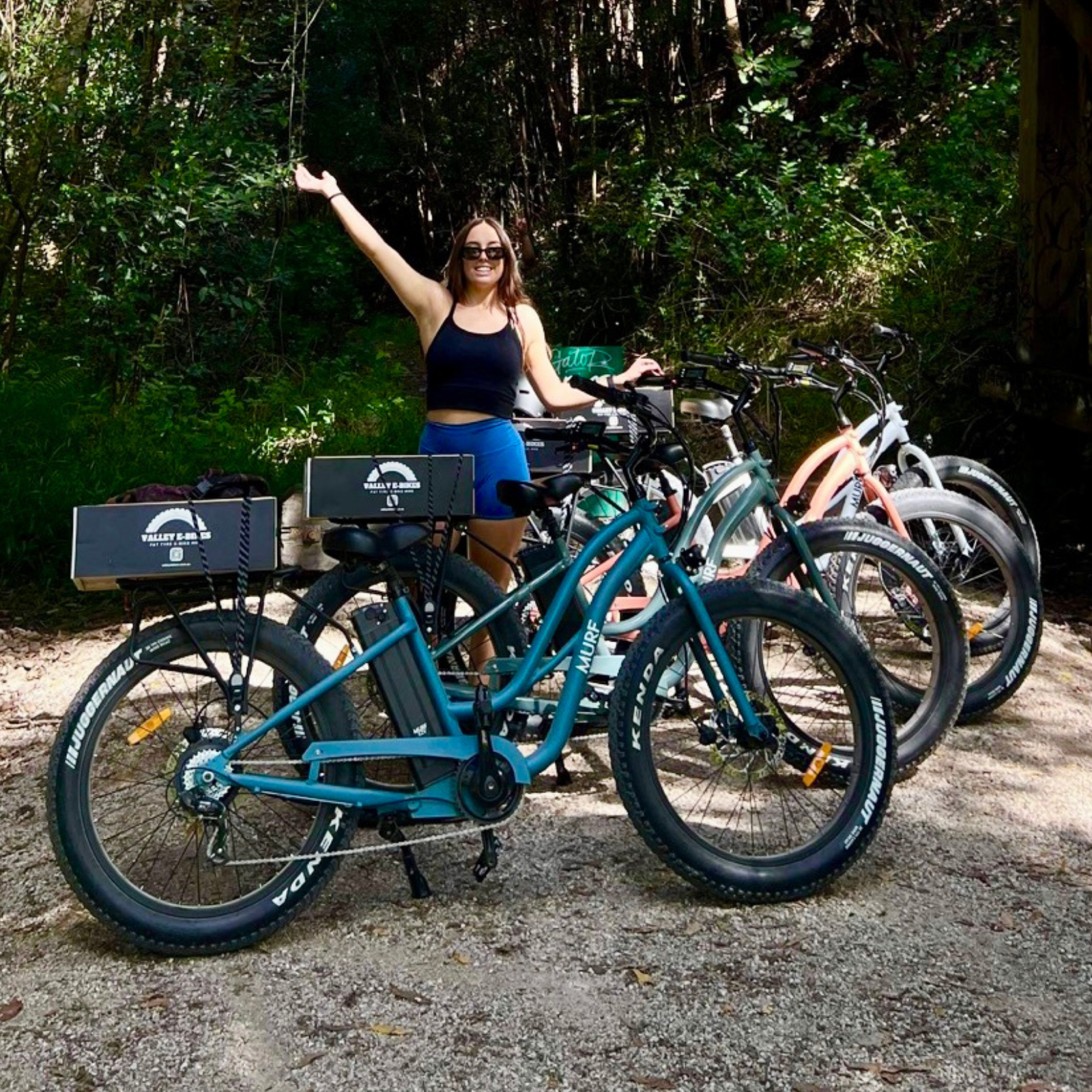 the tweed rail trail fat tyre ebikes