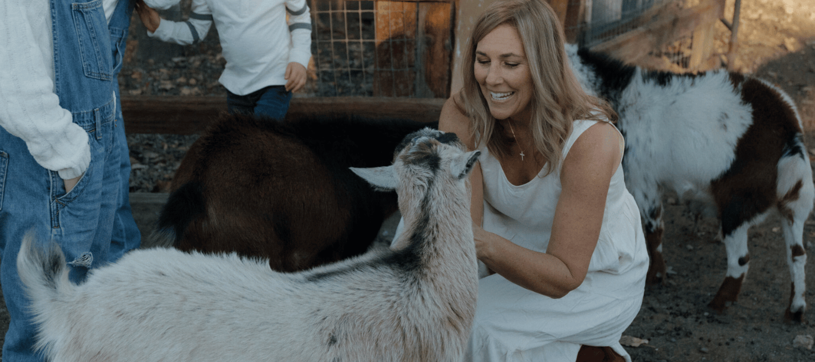 Hosanna Farm animal feeding with Valley Ebikes