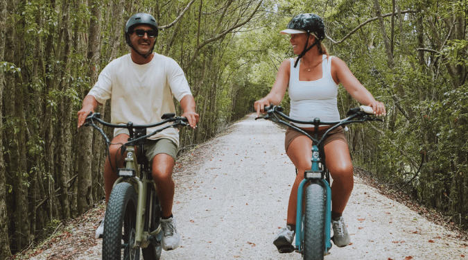 Fat Tyre E-bike Hire Norther Rivers Rail Tral