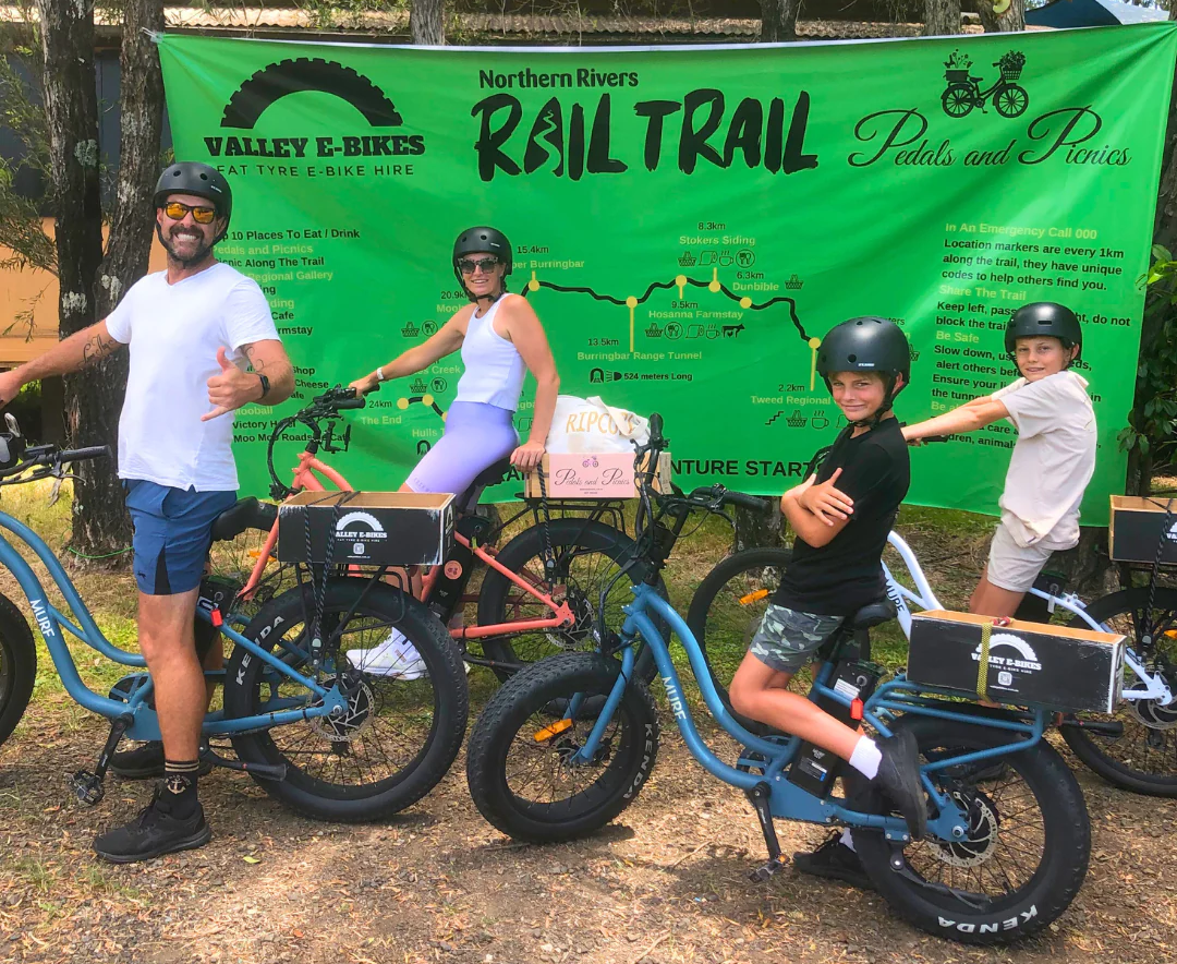 Murwillumbah rail trail bike hire